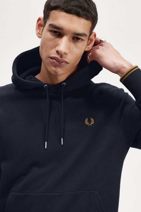 Felpa Uomo con tasca marsupio e cappuccio Avena Fred Perry- Francavilla Moda